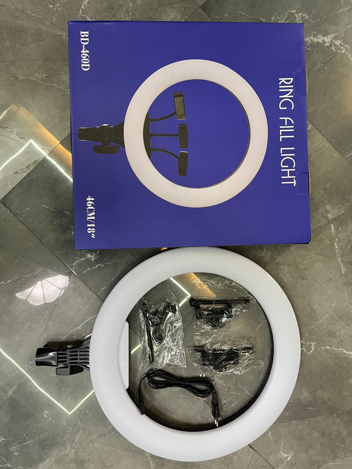 46CM Original LED Ring Light with 3366 Tripod Stand + Free ▶️ YouTube Channel Creation - Image 3