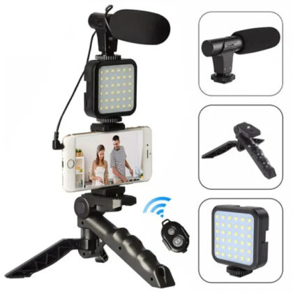 3-in-1 Vlogging Kit for Video Making + Free ▶️ YouTube Channel Creation